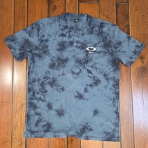 OAKLEY Golf T-Shirt Mens L Grey Black Tie Dye Munis Only No Kooks Graphi... - $19.75
