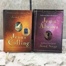 Sarah Young Jesus Calling Jesus Always Devotions For Everyday Lot Of 2 Books - £9.38 GBP