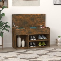 Modern Wooden Hallway Shoe Storage Bench Unit Organiser Cabinet With Lift Top  - £46.43 GBP+