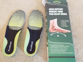 FeetFeet Arch Support Memory Foam Pain Relief Insole XS Women Size 5-7 - £10.02 GBP