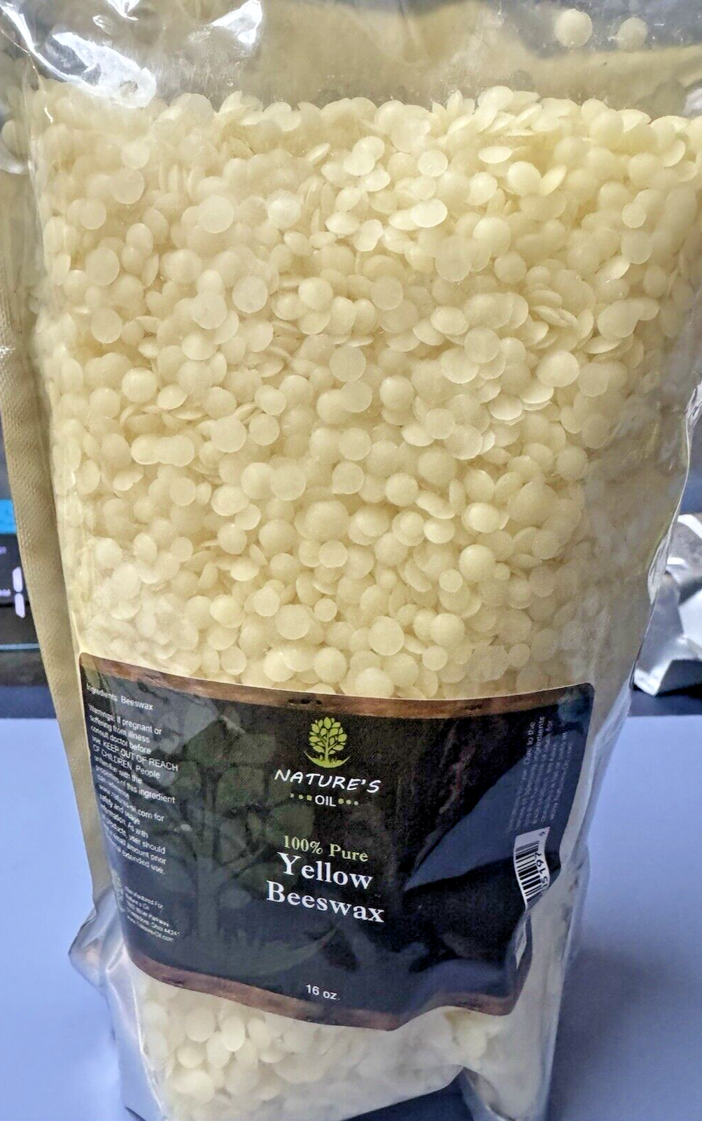 Nature&#39;s Oil, 100% Yellow or White Beeswax Beads, 16 oz. - $22.99