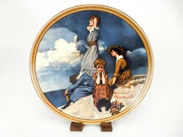 &quot;Pondering On The Porch&quot;, Rockwell&#39;s Rediscovered Women Collector Plate, #13130A - £10.86 GBP