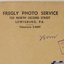 Fregley Foto Service Lewisburg Pennsylvania Manila Umschlag Gestempelt - £26.59 GBP