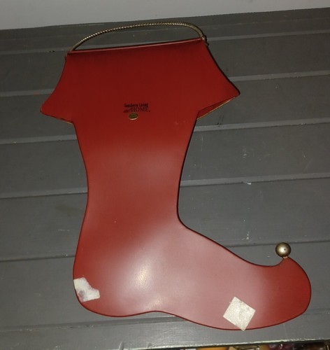 SOUTHERN LIVING AT HOME Metal Christmas Stocking Hanging Door Bucket Item image 3