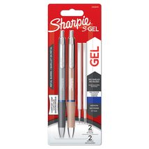 Sharpie S-Gel | Metal Gel Pens | Medium Point (0.7mm) | Steel Grey &amp; Ros... - $19.75