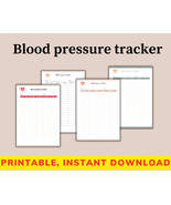 Blood Pressure Tracker, Blood Pressure Log, systolic, diastolic, Heart R... - £3.15 GBP