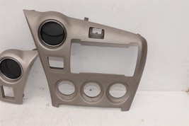 09-13 Toyota Matrix 09-10 Pontiac Vibe Radio Bezel Dash Trims Ac Ctrl Panel Vent image 3