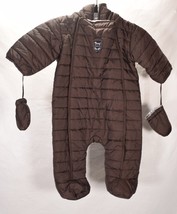 Jacadi Paris Snowsuit W Acrobate 12 Month Baby Boy or Girl Chocolate Brown - £62.51 GBP