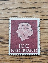 Netherlands Stamp Queen Juliana 10c Used 344 Fancy Cancel - $0.99
