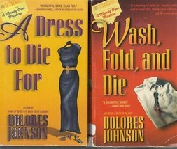 Johnson, Dolores - A Dress To Die For - A Mandy Dyer Mystery  + - £2.39 GBP