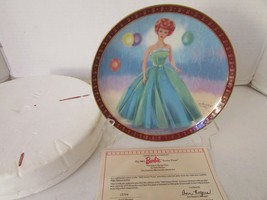 DANBURY MINT  PLATE BARBIE SENIOR PROM HIGH FASHION BARBIE 5704 COA *SALE* - £3.83 GBP