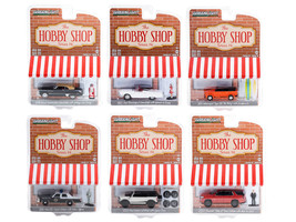 The Hobby Shop Set of 6 Pcs Series 14 1/64 Diecast Cars Greenlight - £50.33 GBP