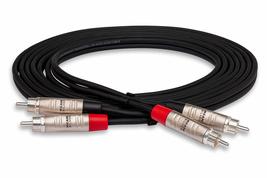 Hosa HRR-003X2 Dual R EAN Rca To Dual R EAN Rca Pro Stereo Interconnect Cable, 3 F - £14.50 GBP