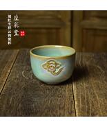 Yuzhou Jun Porcelain Tea Cup - Xucaitang Liu Hongsheng Xiangyun Kiln Glaze - $820.00