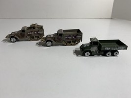 Military Half Track and Cargo Miniature Trucks Zee Zylmex 1/64 scale T43... - $24.24