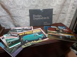 1972 Dodge Sales Literature Folder Brochures Challenger Vans Trucks Charger - £59.32 GBP