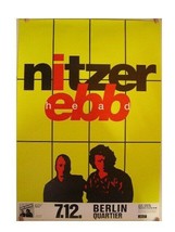 Nitzer Ebb Head Poster Nitzerebb Gig Concert Berlin - £354.10 GBP
