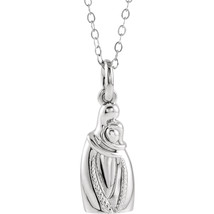 Sterling Silver &quot;Holding You Forever&quot; Ash Holder Necklace - £137.60 GBP