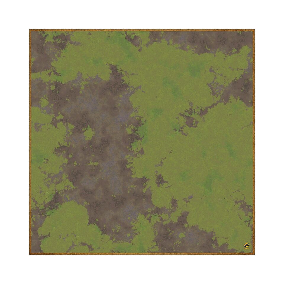 Mud and Moss Covered Flagstone 36&quot;x36&quot; Battle Mat - D&amp;D and Pathfinder M... - $29.65