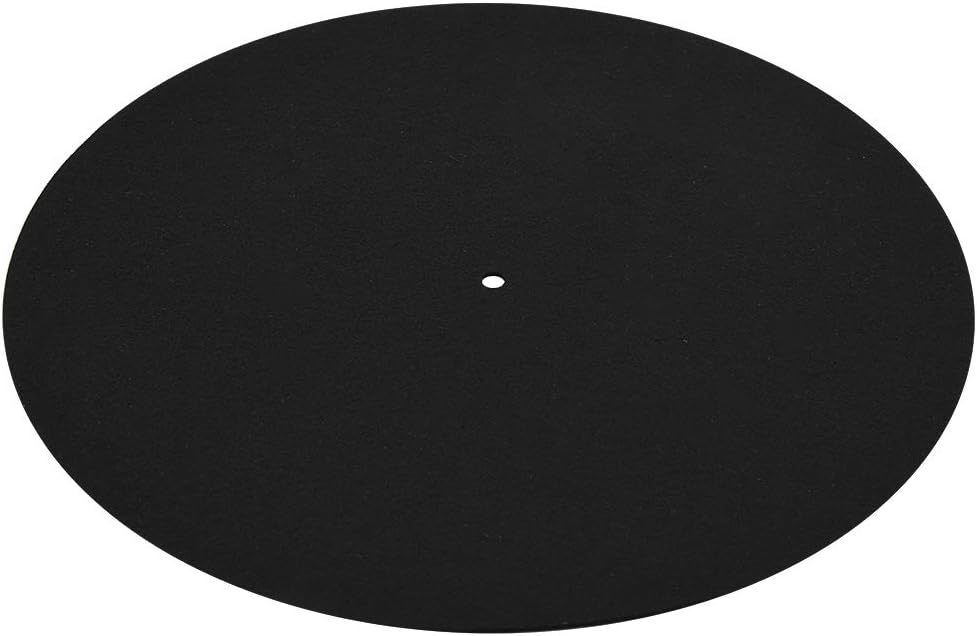 Black Ultra-Thin Anti-Static Vinyl Turntable Record Pad, Lp Vinyl Turnta... - $32.95