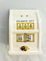 Vintage Atlantic City Casino Slot Machine salt  shaker Souvenir Gambling - $7.28