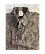 Brooks Brothers Regent Fit XXL Plaid Dress Shirt Non-Iron Supima Cotton - $549.50 MXN