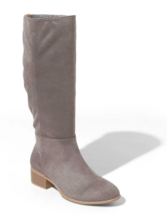 Universal Thread Donna Grigio Hilda Microcamoscio Alto Scrunch Moda Stiv... - $19.99