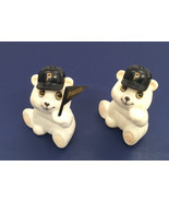 Vintage small decorative russ figurine Pittsburgh pirates bears white bl... - $375.38 MXN