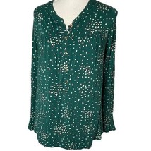 Boden Green Polkadot Shirt Size 10 - £19.15 GBP