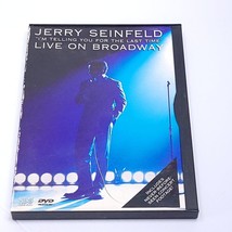 Jerry Seinfeld: I&#39;m Telling You For the Last Time DVD movie Not rated Clamp case - £2.23 GBP