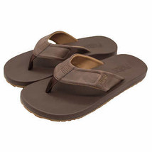 Flojos Men&#39;s Size 8, Flip Flop Sandals, Brown - £14.19 GBP