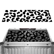Fits Silverado Sierra 2019-2023 Rear Window Leopard Cheetah Print Decal ... - £54.94 GBP