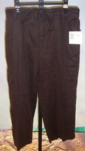 NWT Liz Claboirne Brown Linen Capri Pants Misses Size 6 - £17.91 GBP