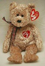 Ty Beanie Babies 2002 Signature Bear Beanbag Plush Toy Swing &amp; Tush Tags g - £13.44 GBP