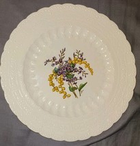 Spode Bermuda Flowers Pigeon Berry 9 Inch Luncheon Plate - £26.32 GBP