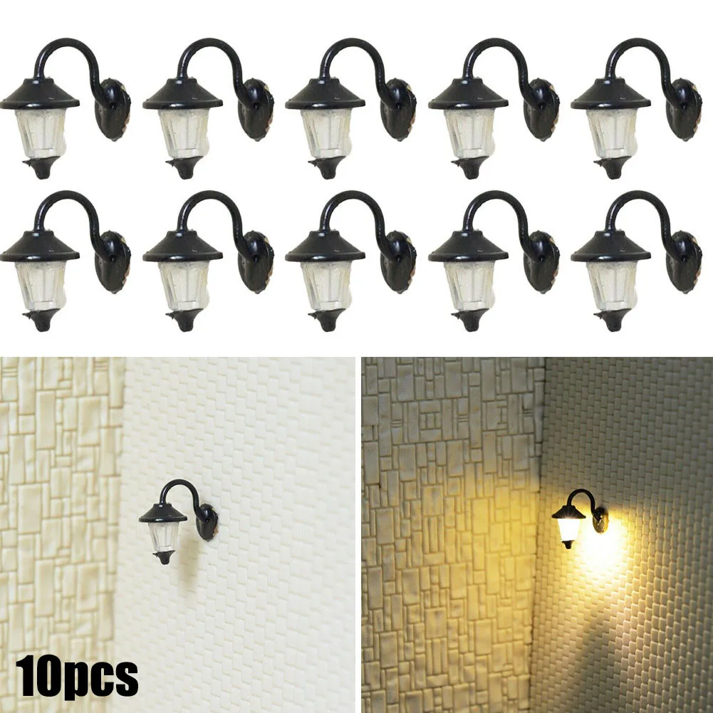 10pcs 3V LED Wall Light Outdoor Street Lamps For Outdoor Garden Porch Indoor - £11.14 GBP