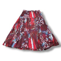 Grey Antics Skirt Size 4 26&quot; Waist Peasant Skirt Pleated Skirt Midi Skir... - £28.01 GBP