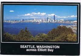 Washington Postcard Seattle Across Elliott Bay - £2.36 GBP