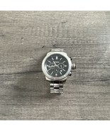 Fossil Watch Logan BQ1047 Men&#39;s Black Leather Analog Dial Quartz Genuine - $40.26 CAD
