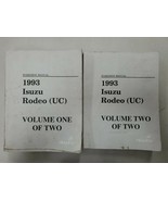 1993 Isuzu Rodeo Shop Manual SERVICE REPAIR Workshop Manual 2 volumes - £66.10 GBP