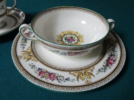 Wedgwood 5 Pcs Cup Cream CUP/SAUCERS Columbia Pattern 1920s - £105.59 GBP