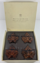 Pottery Barn 4 Maple Leaf 3 in Place Card Holders - £18.15 GBP