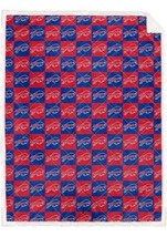 Buffalo Bills NFL 60&#39;&#39; x 80” Quilted Box Sherpa Blanket NEW - $1,072.36 MXN
