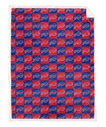 Buffalo Bills NFL 60&#39;&#39; x 80” Quilted Box Sherpa Blanket NEW - $1,072.36 MXN