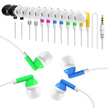 30 Packs Kids Earbud Headphones Bulk, Wired Earphones With 3.5 Mm Jack M... - £26.20 GBP