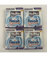 4 Pack - Finish Quantum Powerball Power &amp; Free Dishwasher Pacs, 12 Capsu... - $875.34 MXN