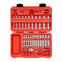 Tekton 1/4 Inch Drive 12-Point Socket Ratchet Set, 55-Piece (5/32 - 9/16 In., - £147.07 GBP