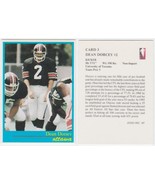 1987 Jogo Dean Dorsey Card #3 Ottawa Rough Riders University of Toronto - $1.99