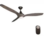 HDC Tidal Breeze 56&quot; LED Indoor Vintage Pewter Ceiling Fan w/ Light Kit ... - $178.19