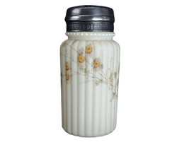 c1890 Mt Washington Crown Milano Melon Ribbed Muffineer Sugar Shaker - $326.70